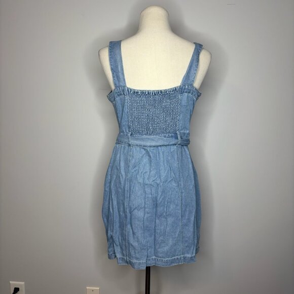 Rails- Blue Denim Dress with Belt - Picture 7 of 7